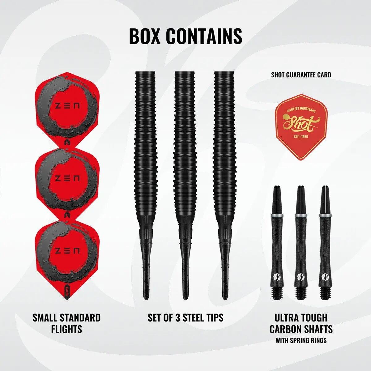 Zen Torpedo 90% Tungsten Softtip Dartpijlen 2/6