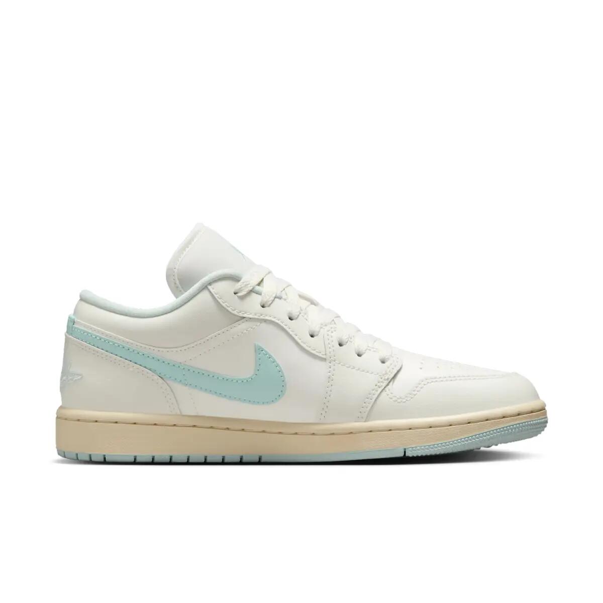 Zapatos Nike Air Jordan 1 Low Sail Igloo Blanca 3/6
