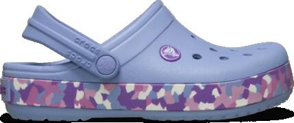 Crocs Dziecięce Klapki Sportowe Lekkie Crocband Glow Confetti Clog 33-34