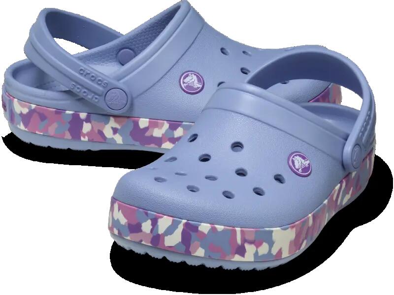 Chodaki dziecięce CROCS CROCBAND GLOW CONFETTI BAND CLOG K 29/30 4/7