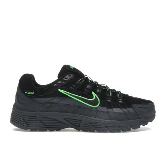Nike P-6000 PRM Black Green Strike