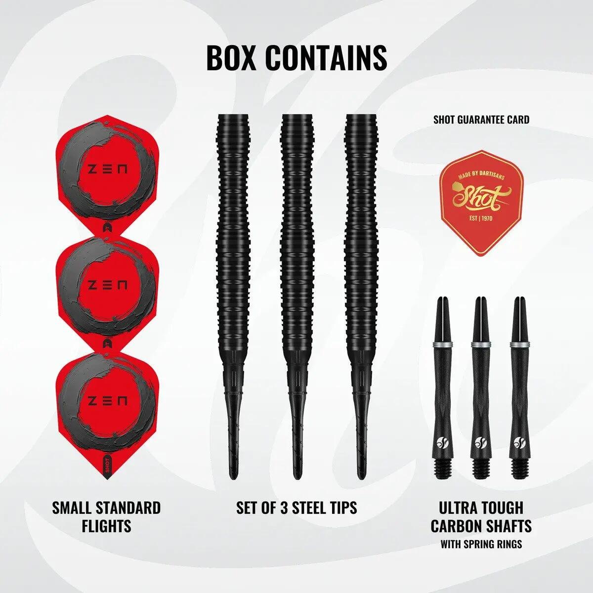 Zen Scallop 90% Tungsten Dartpfeile Softdart 2/6