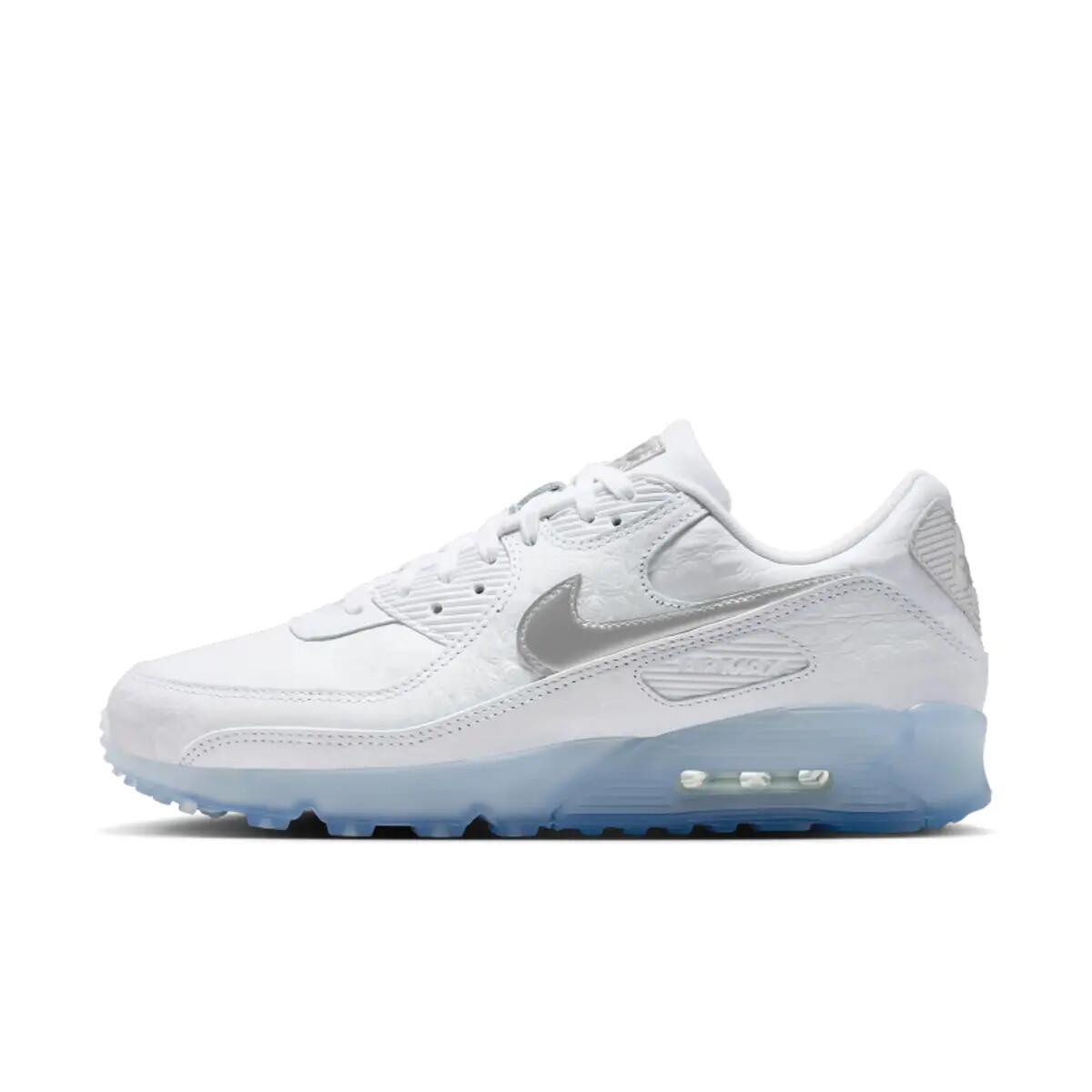 Nike Air Max 90 Terrascape White Croc Blue Tint 3/6