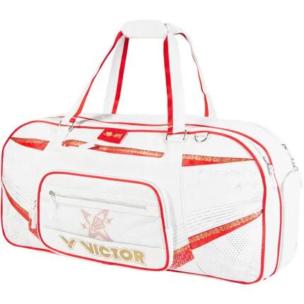 Sac badminton thermique, Victor BR5642EX A, blanc/rouge/doré