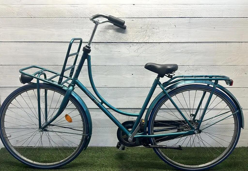 Batavus transport stadsfiets bike, groen 2/2