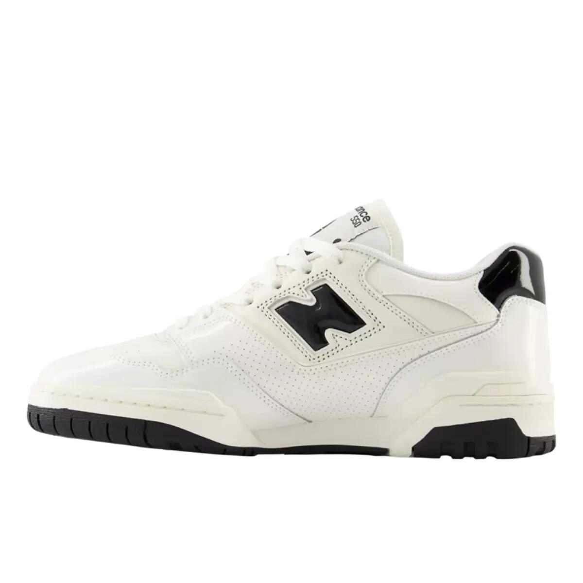 New Balance 550 Sea Salt Black Patent 2/6