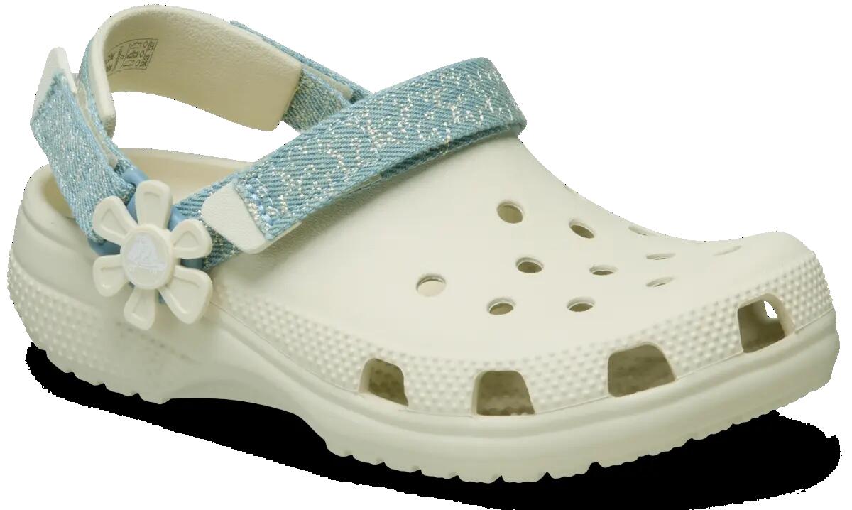 Chodaki dziecięce CROCS CLASSIC DNM FLWR ADJ BACKSTRAP CLOG K  212511 29/30 3/7