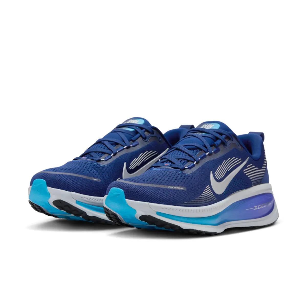 Nike Vomero 18 Blue Void Blue Lightning Bright Crimson Metallic Silver 5/6
