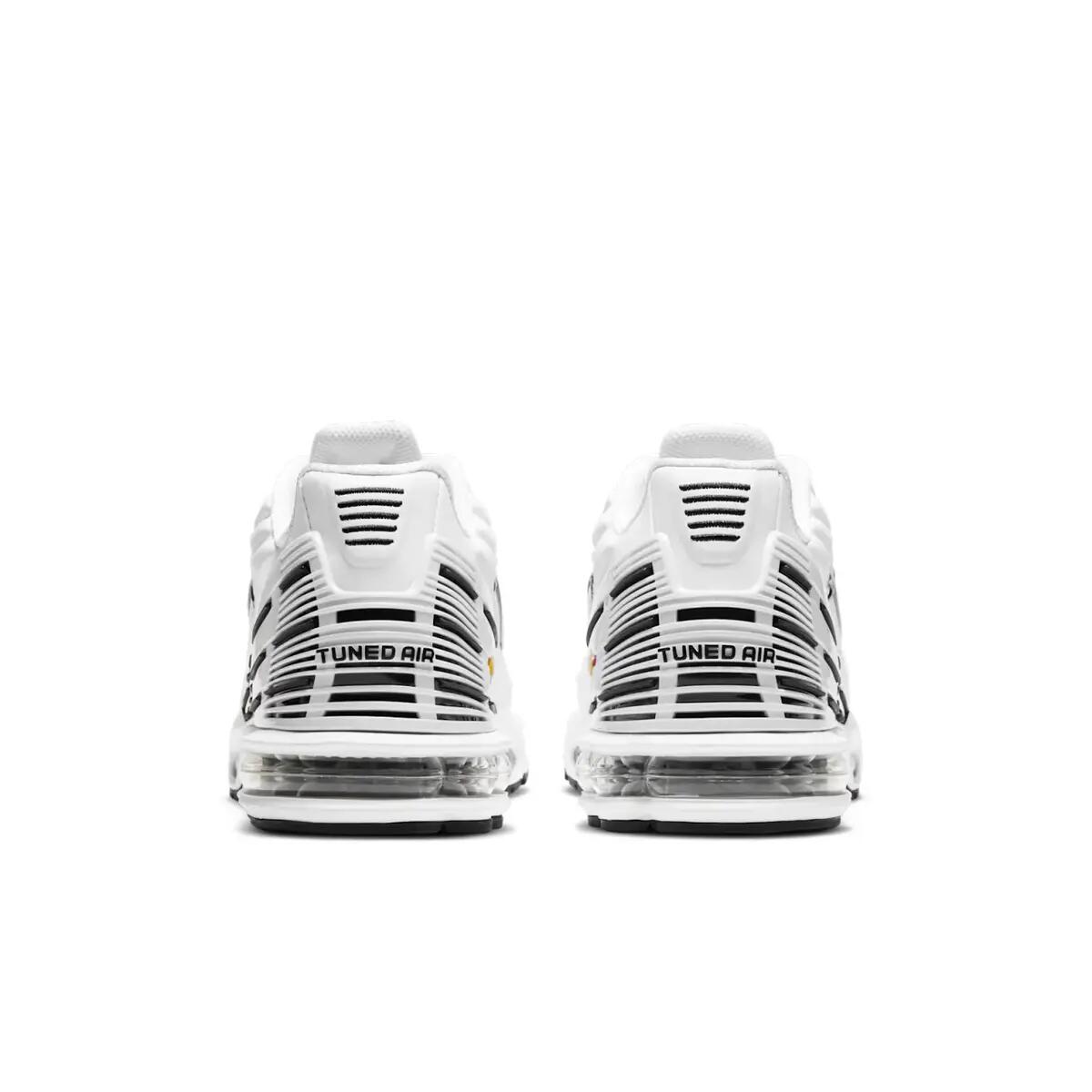 Buty Nike Air Max Plus 3 Skórzane Białe/Czarne 6/6