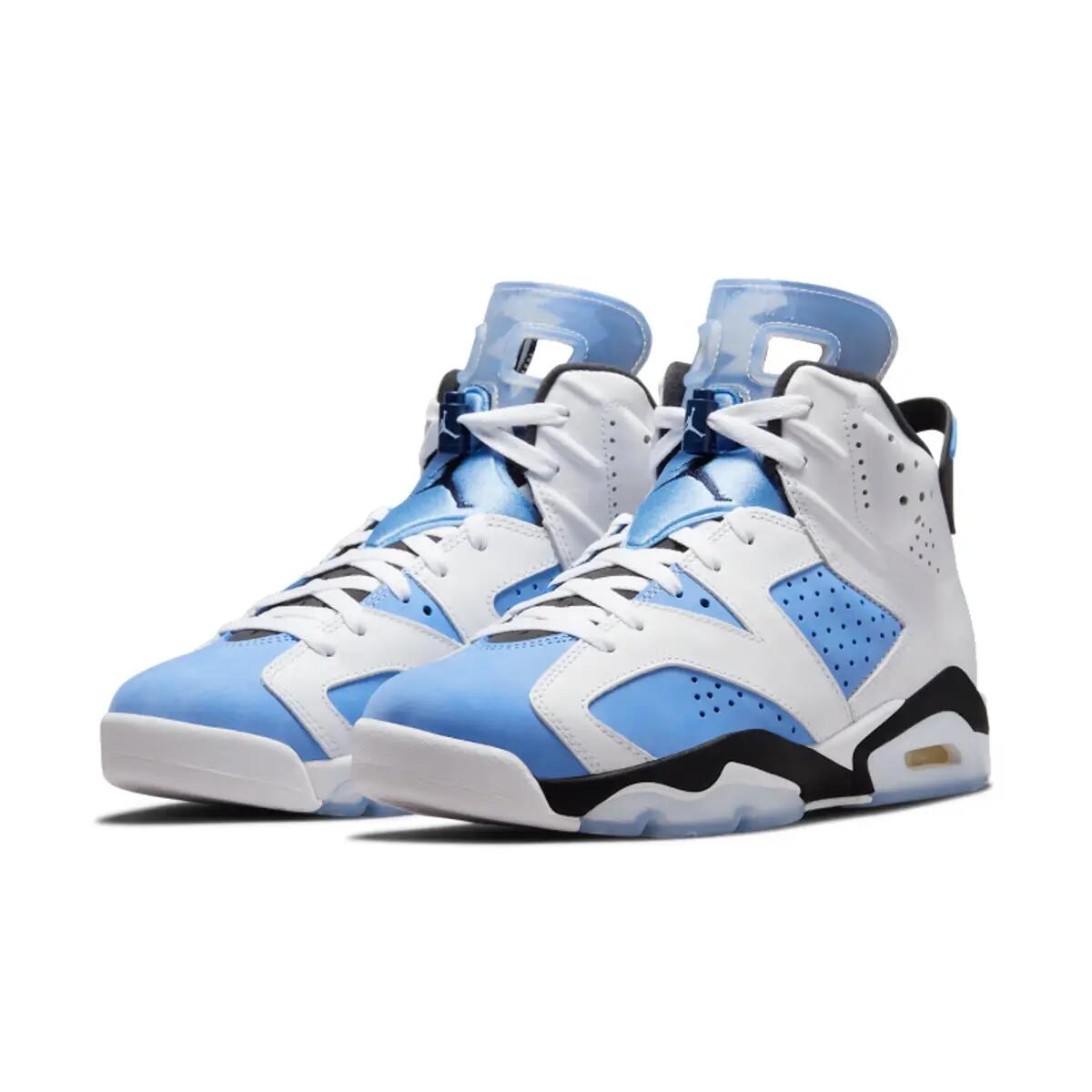 Air Jordan 6 Retro Unc White 4/6