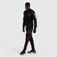 BLUZA MĘSKA ELLESSE ROZPINANA BEZ KAPTURA, BLUZA SPORTOWA NA ZAMEK  KOLOR CZARNY 3/4