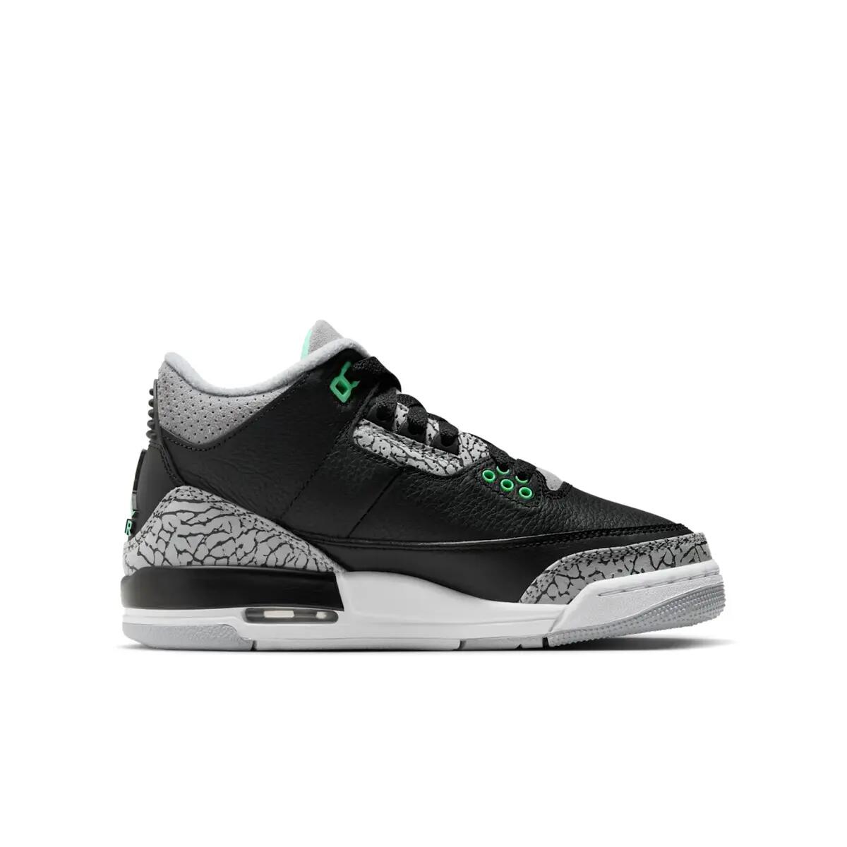 Jordan 3 Retro Green Glow (GS) 2/6