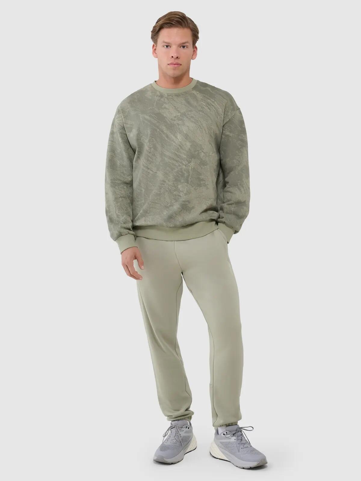 BLUZA DRESOWA MĘSKA 4F NIEROZPINANA BEZ KAPTURA TSWSM1582 S KOLOR WIELO KOLOROWY 2/8