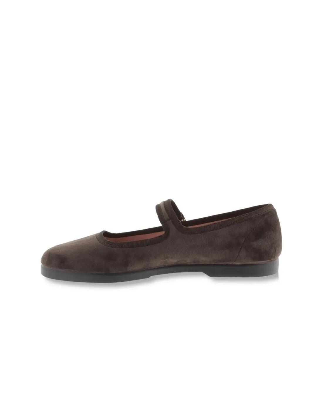Pointes-de-pied pour femme Victoria Vison Marron. 4/6