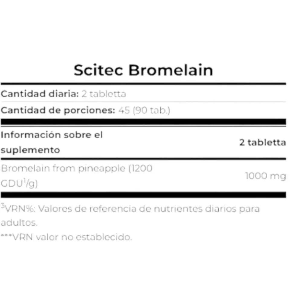 Suplemento - Bromelina - Unissexo - comprimidos - 90 unidades 2/2