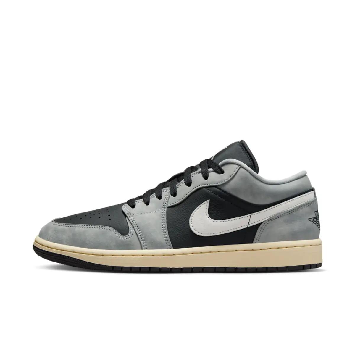 Air Jordan 1 Low Light Smoke Grey Off Noir 2/6