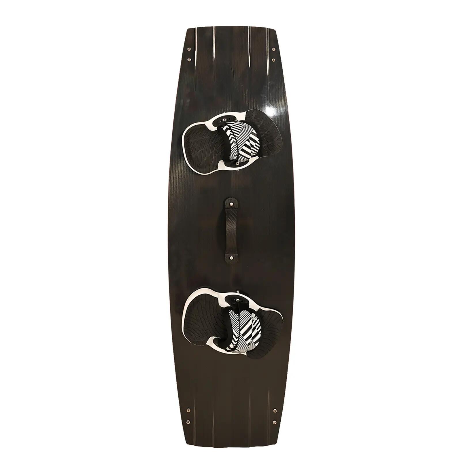 F2 Set Kiteboard Basalt Black 142cm + Bindung S/M + GFK Finnen 3/3
