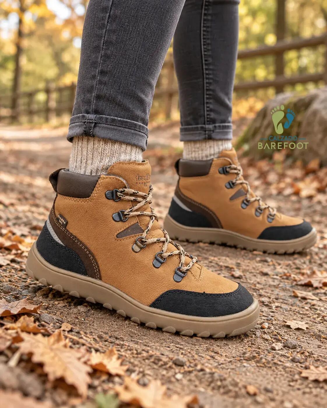 Froddo Barefoot Up Trail Tex Cognac - Talla 37 2/7