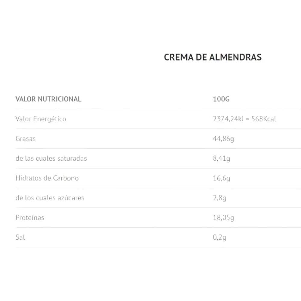 Crema de almendra 100% - 400 g 2/2