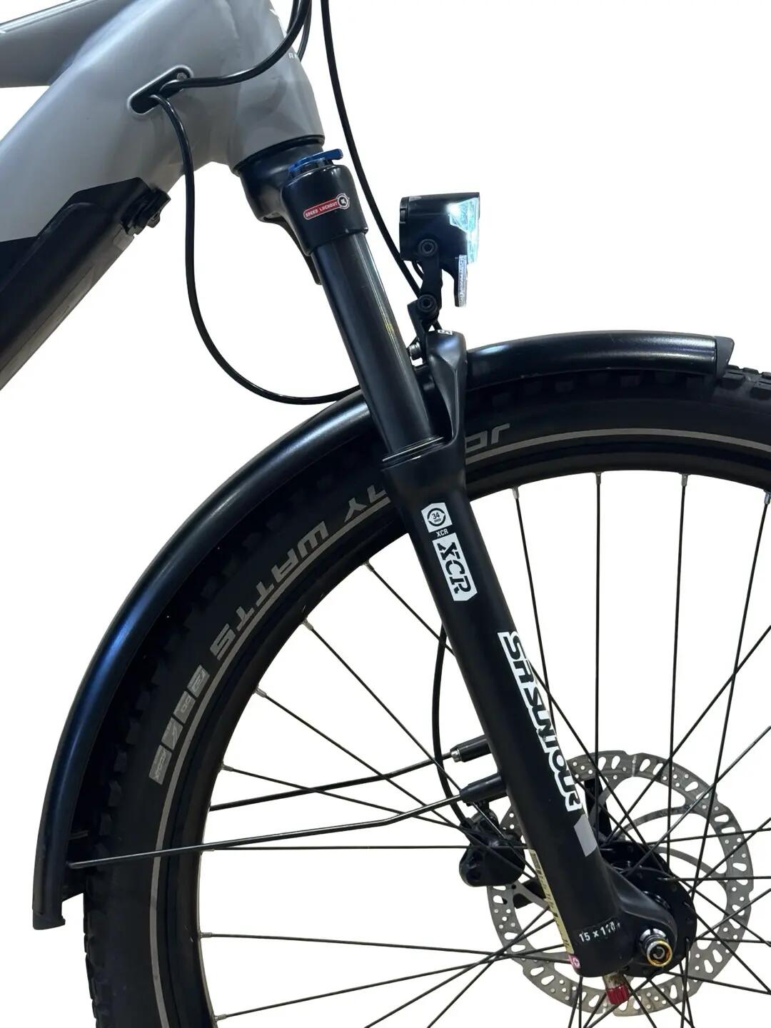 Ricondizionata - E-Mountain bike Raymon CrossRay FS E 5.0  - Stato eccellente 3/15