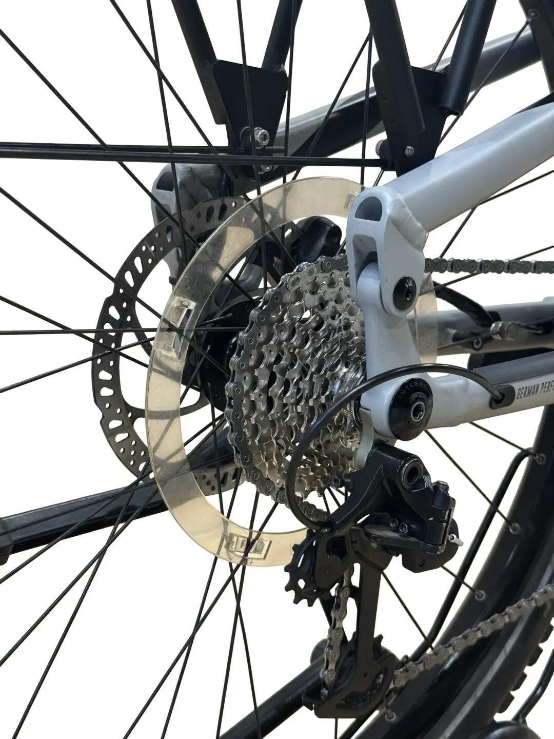 Ricondizionata - E-Mountain bike Raymon CrossRay FS E 5.0  - Stato eccellente 15/15