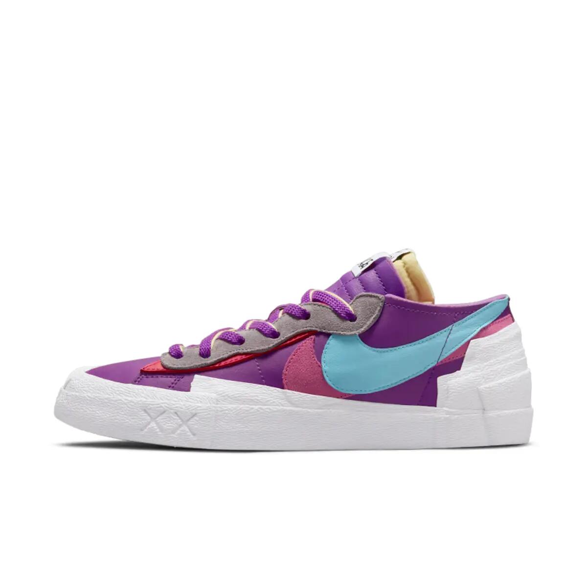 Nike Blazer Low Sacai Kaws Purple Dusk 3/6