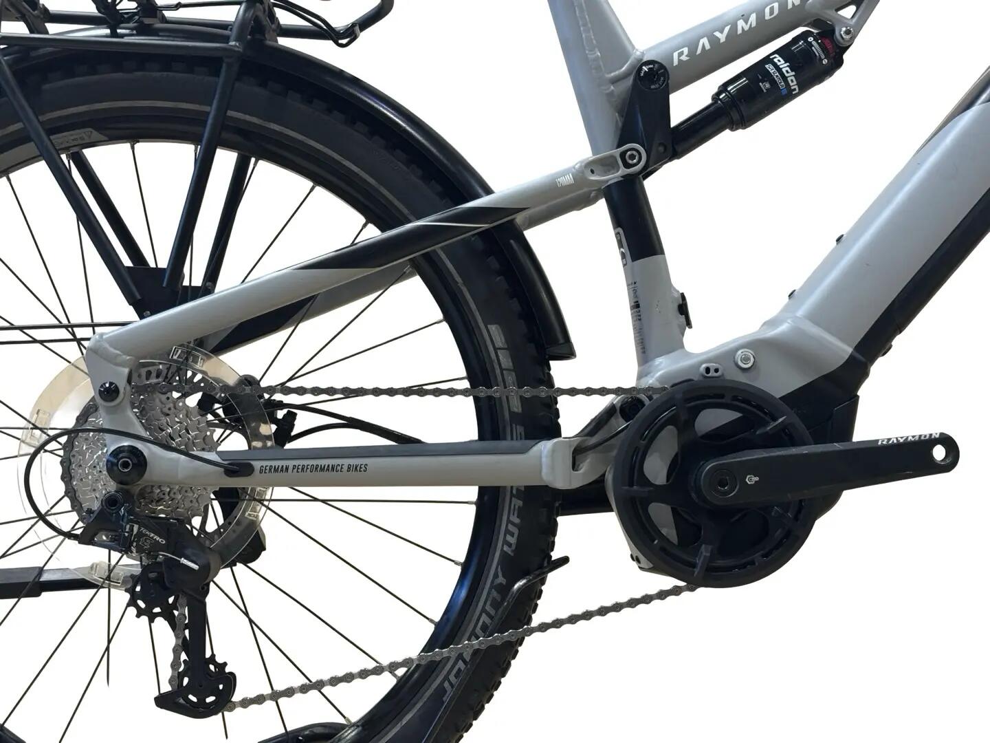 Ricondizionata - E-Mountain bike Raymon CrossRay FS E 5.0  - Stato eccellente 13/15