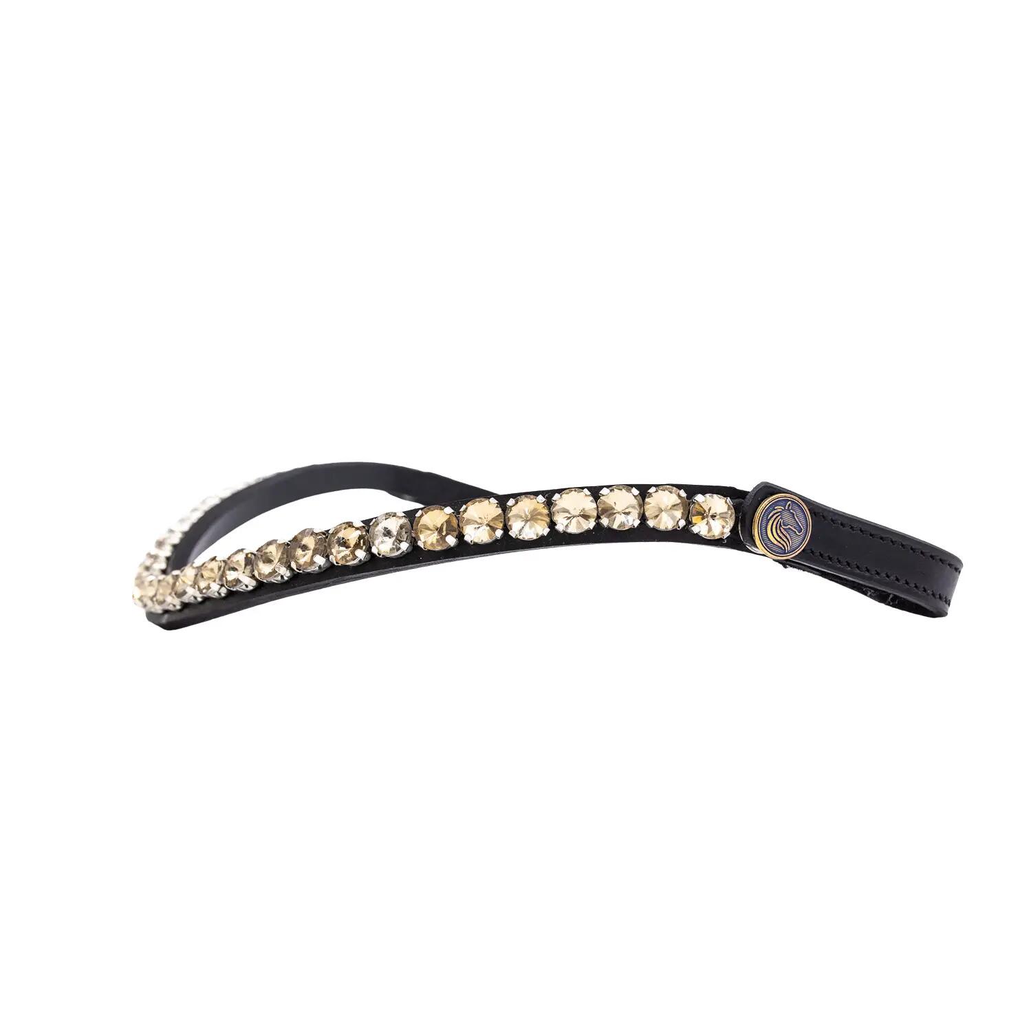 Frontal pour cheval motif champagne Bridlery 1/3