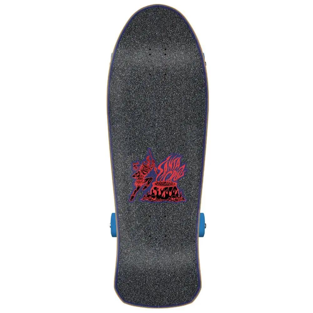 Cruiser Santa Cruz Skateboard Salba Tiger Shaped Cruzer 31.1'' 2/3