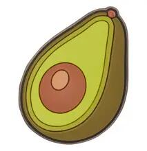 Przypinki Jibbitz CROCS AVOCADO 1 PC UNI 1/2