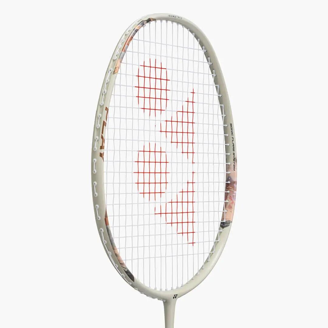 Unisex Badmintonschläger Yonex Nanoflare 700 Play Light Beige Shutter Series 5/6