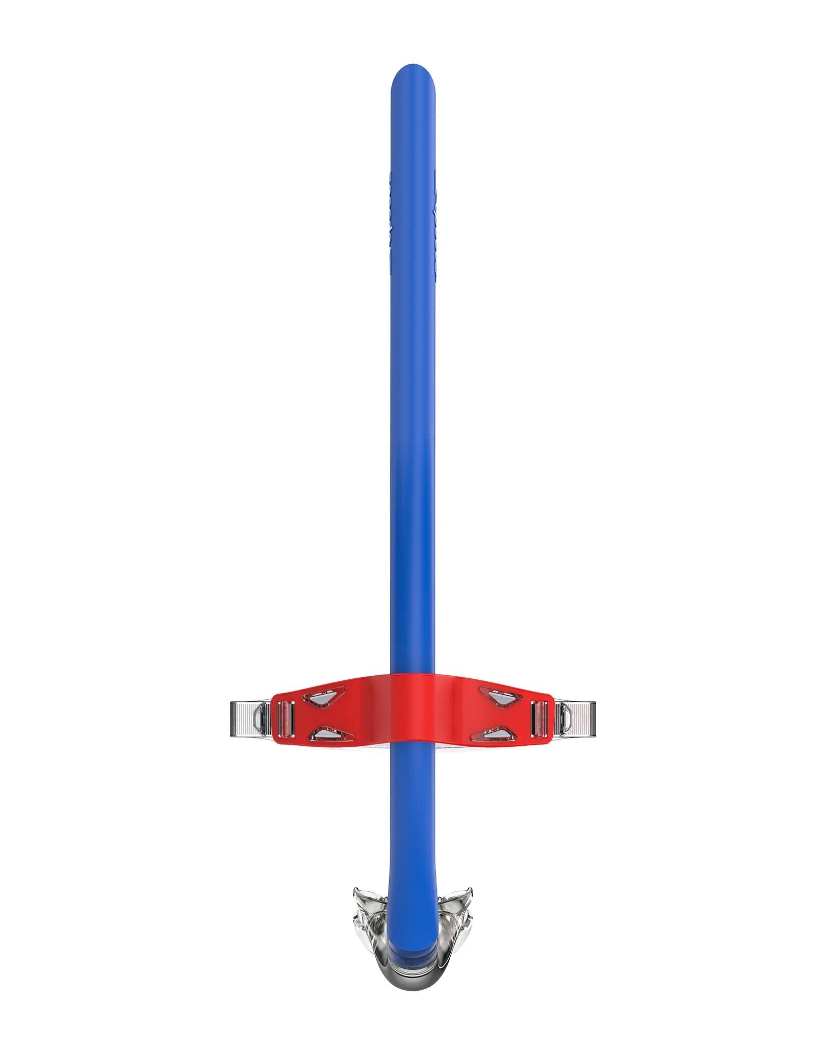 Speedo Pro Training Snorkel - Blue / Red 3/3