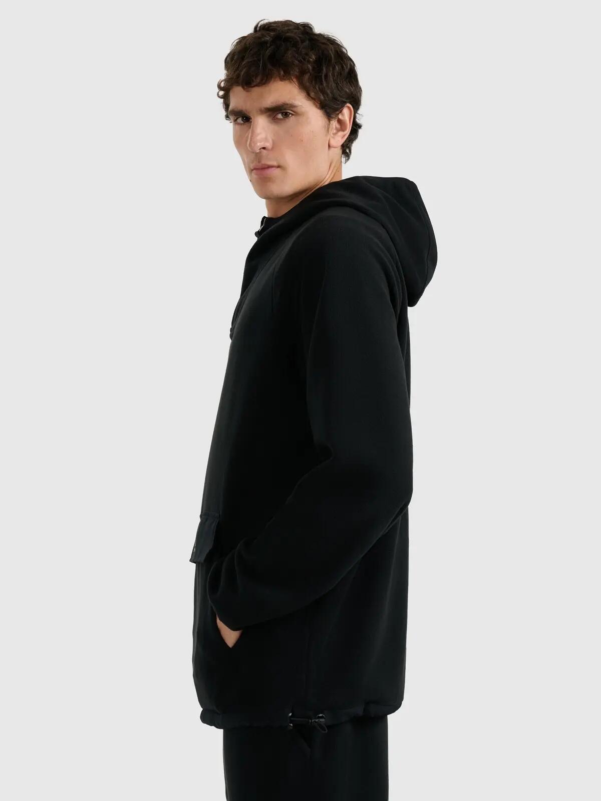 POLAR MĘSKI 4F BLUZA POLAROWA TFLEM427-20 M427  KOLOR CZARNY 3/11