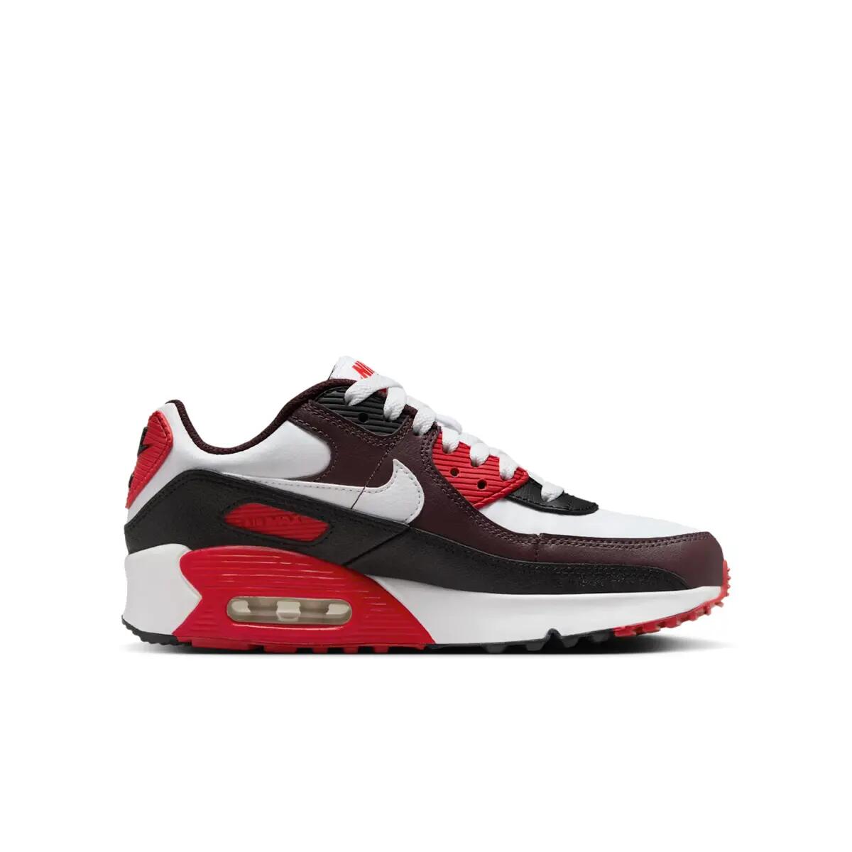 Nike Air Max 90 Burgundy Crush Black University Red White (GS) 2/6