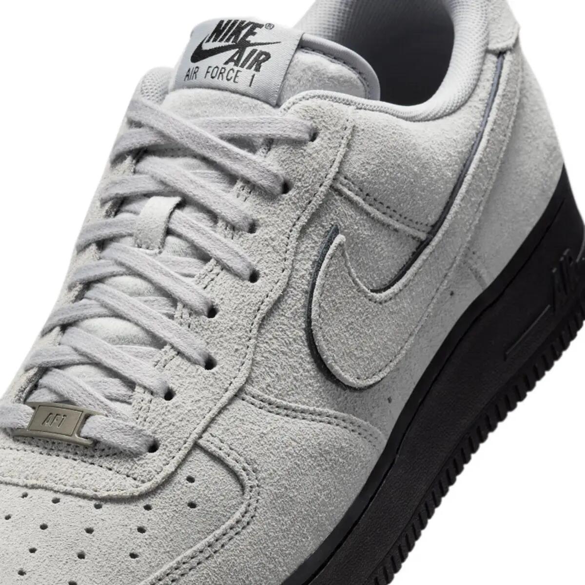 Nike Air Force 1 Low '07 LV8 Light Smoke Grey Suede Black 6/7