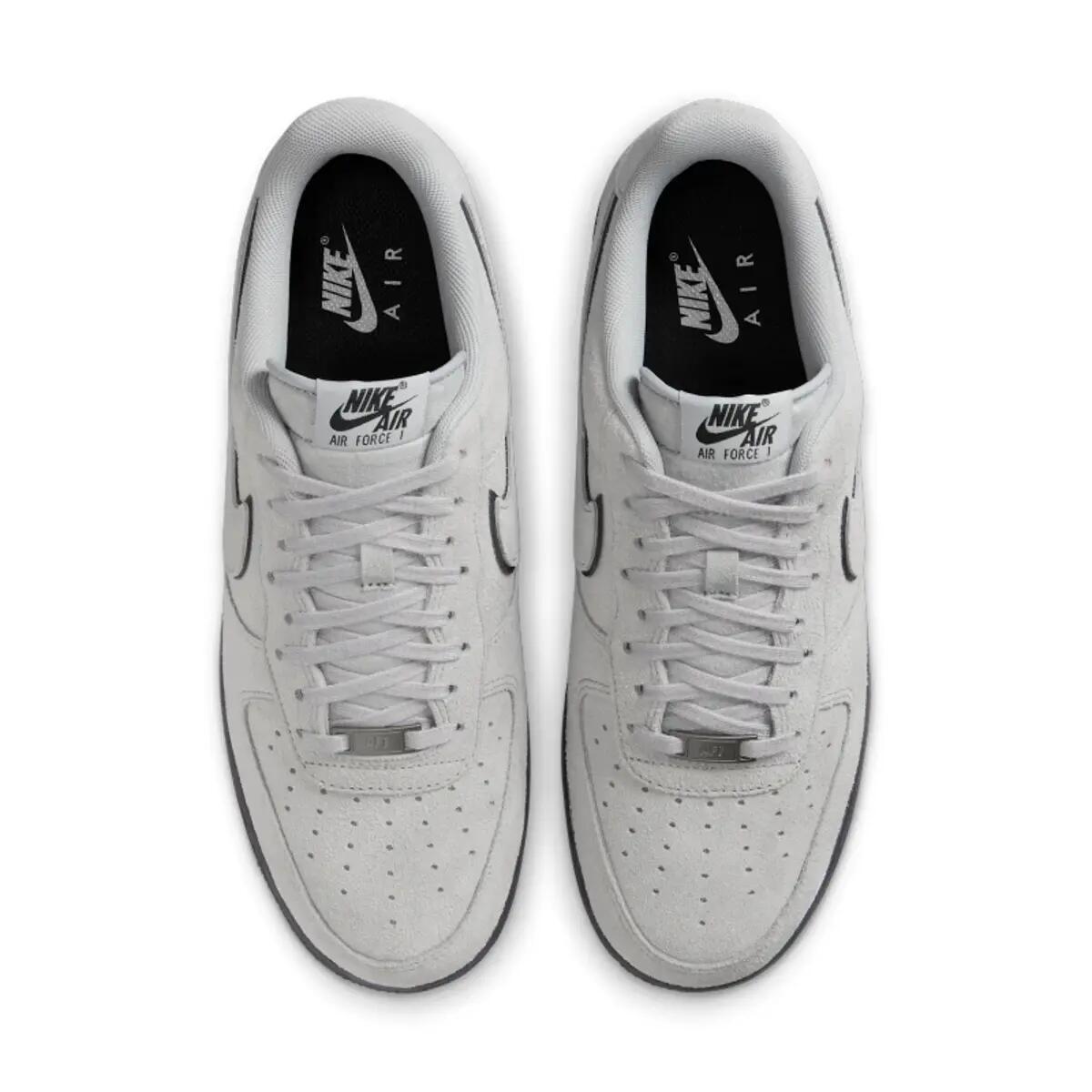 Nike Air Force 1 Low '07 LV8 Light Smoke Grey Suede Black 5/7