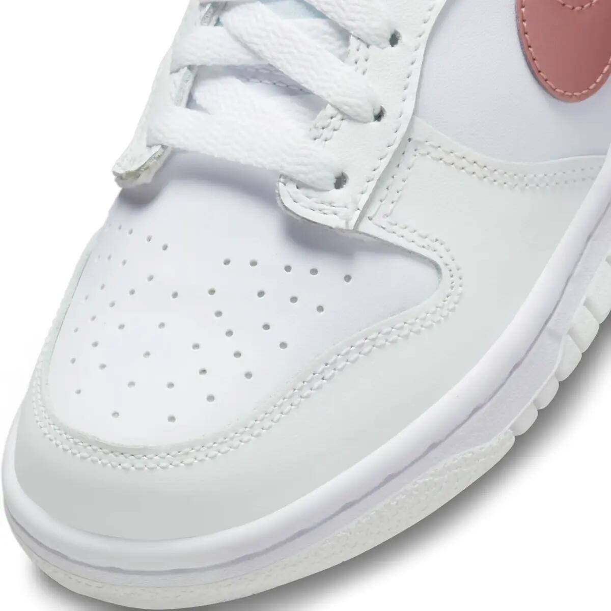 Nike Dunk Low White Pink (GS) 6/6