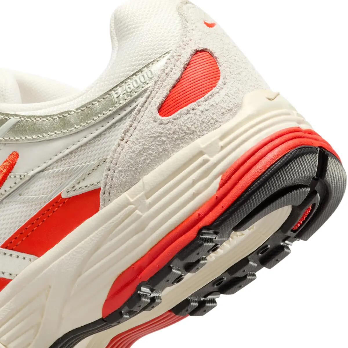 Nike P-6000 Sail Pale Ivory Light Bone Picante Red (Women's) 6/6