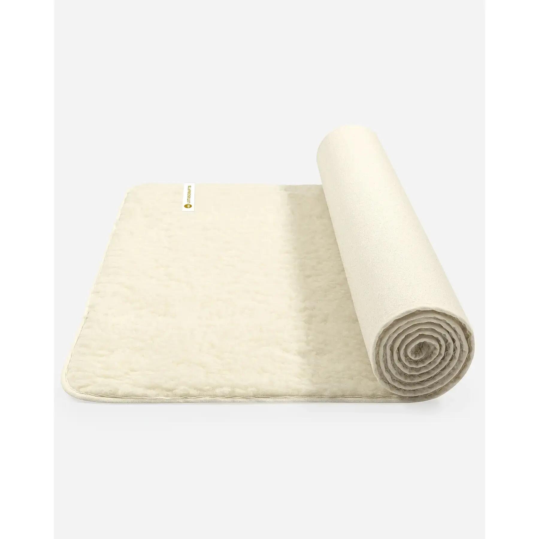 Tapis de yoga en laine Lotuscrafts 3/5