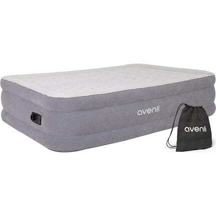 Luftmatratze selbstaufblasend 2 Personen 203x152x46cm Luftbett mit Elektropumpe