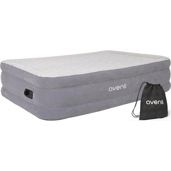 Luftmatratze selbstaufblasend 2 Personen 203x152x46cm Luftbett mit Elektropumpe