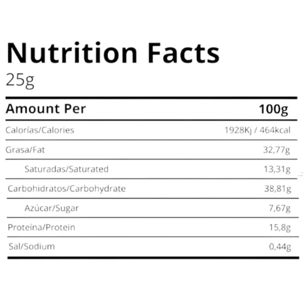 Barrita proteica 25 g - lactosuero - Chocolate y avellana 2/2
