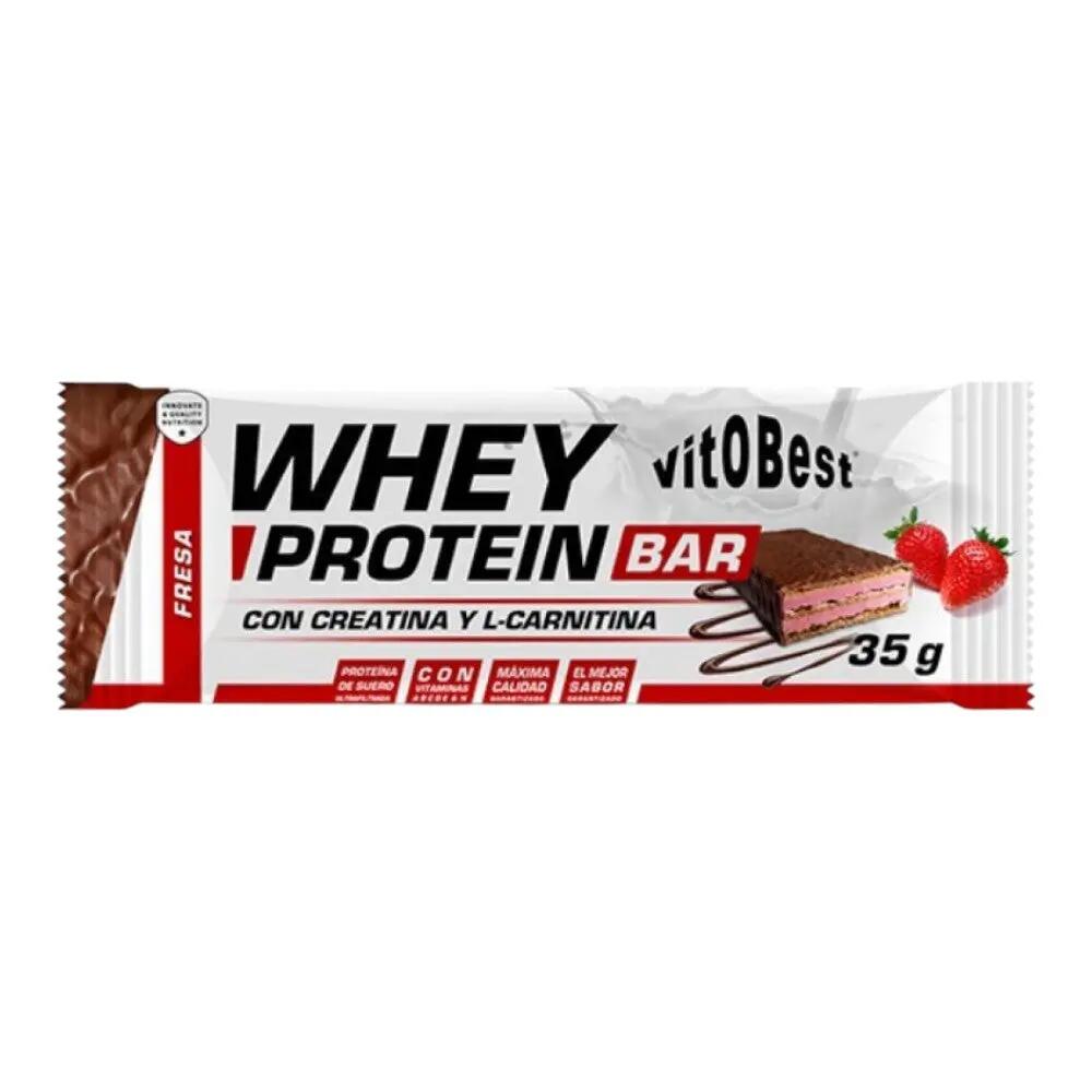 Snack proteico - Fitness - Unisex - Whey Protein Bar 35 g - Vitobest 3/5