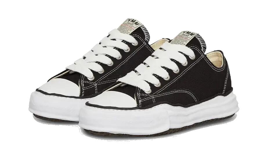 Chaussures - baskets basses en canvas peterson og sole noir/blanc 2/4