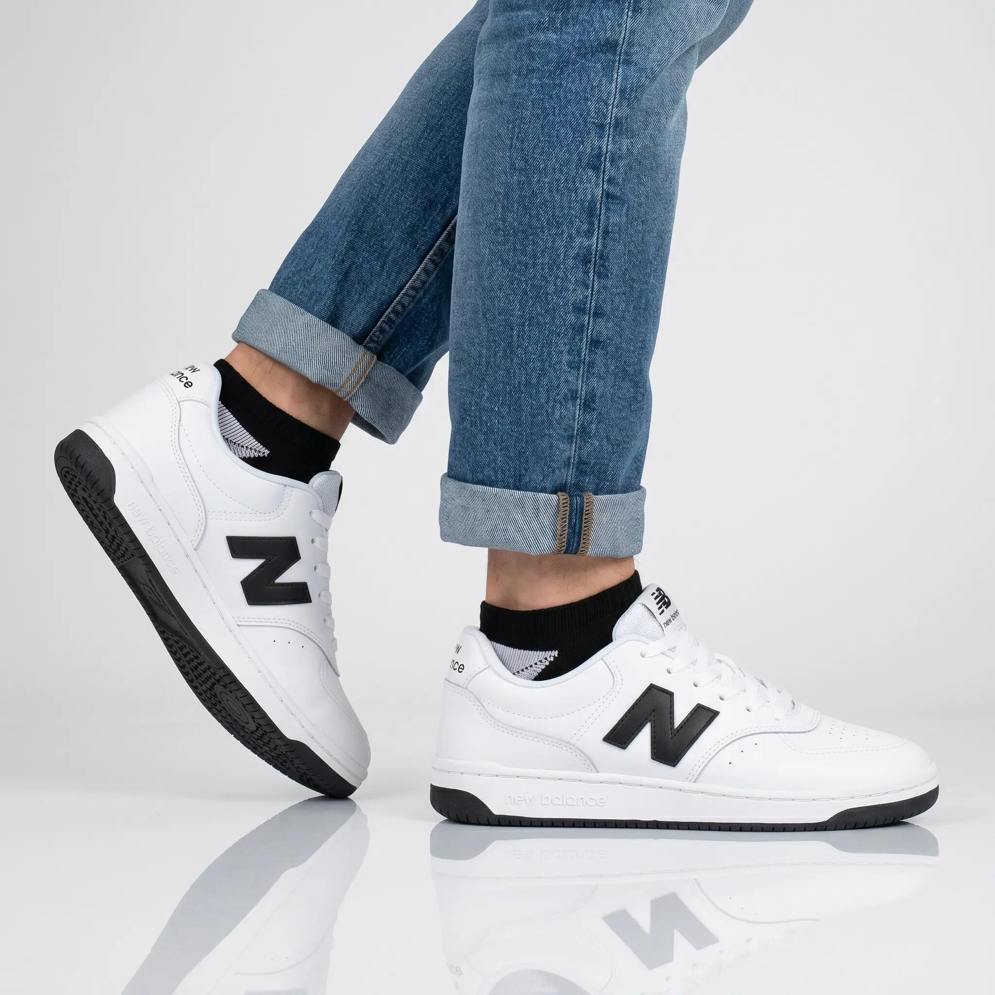 Uomo - New Balance Bb80 - Bb80bnn - Bianco 5/6