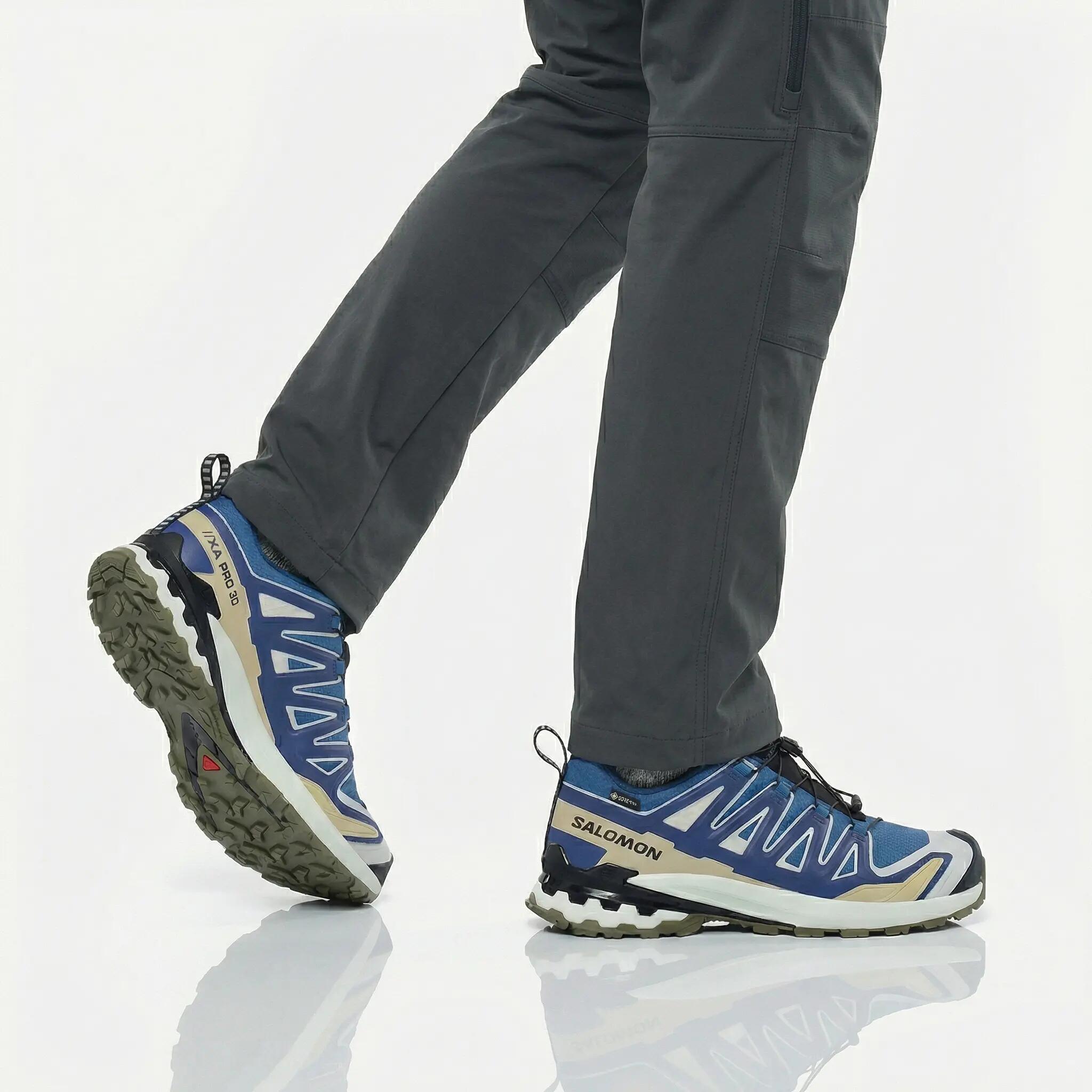 Zapatos Salomon XA Pro 3D V9 GTX Trail Azul/Beige 5/6