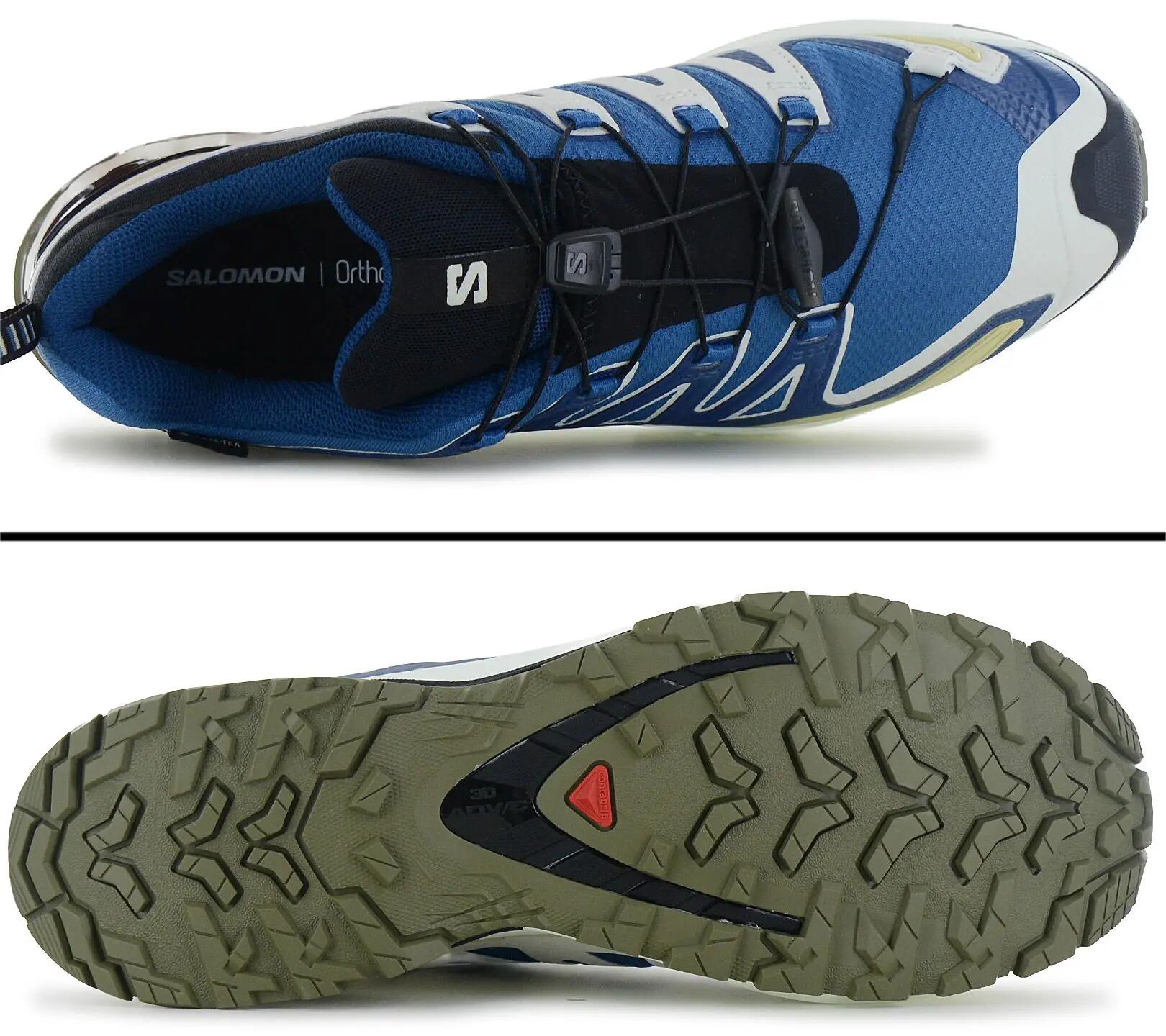 Zapatos Salomon XA Pro 3D V9 GTX Trail Azul/Beige 4/6