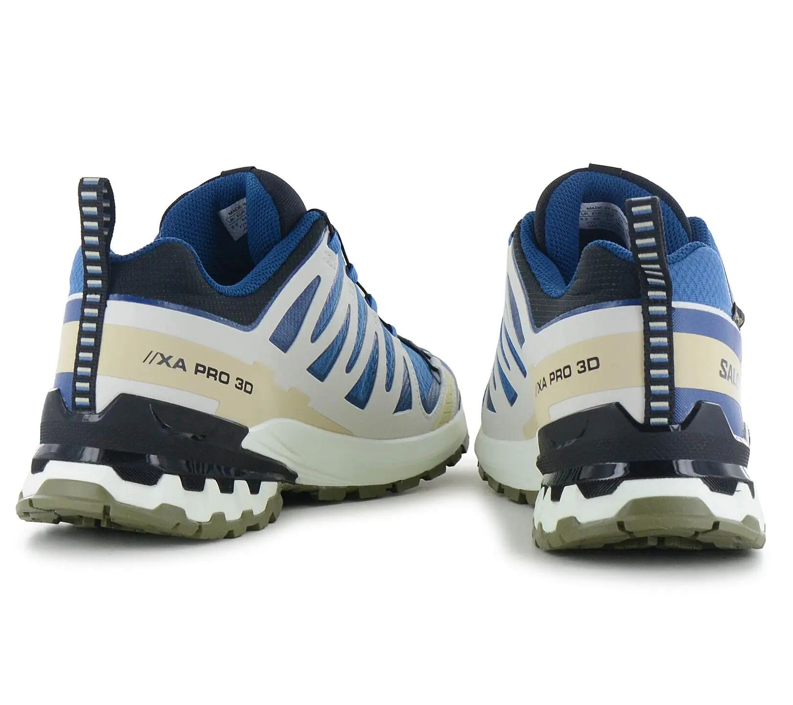Zapatos Salomon XA Pro 3D V9 GTX Trail Azul/Beige 3/6