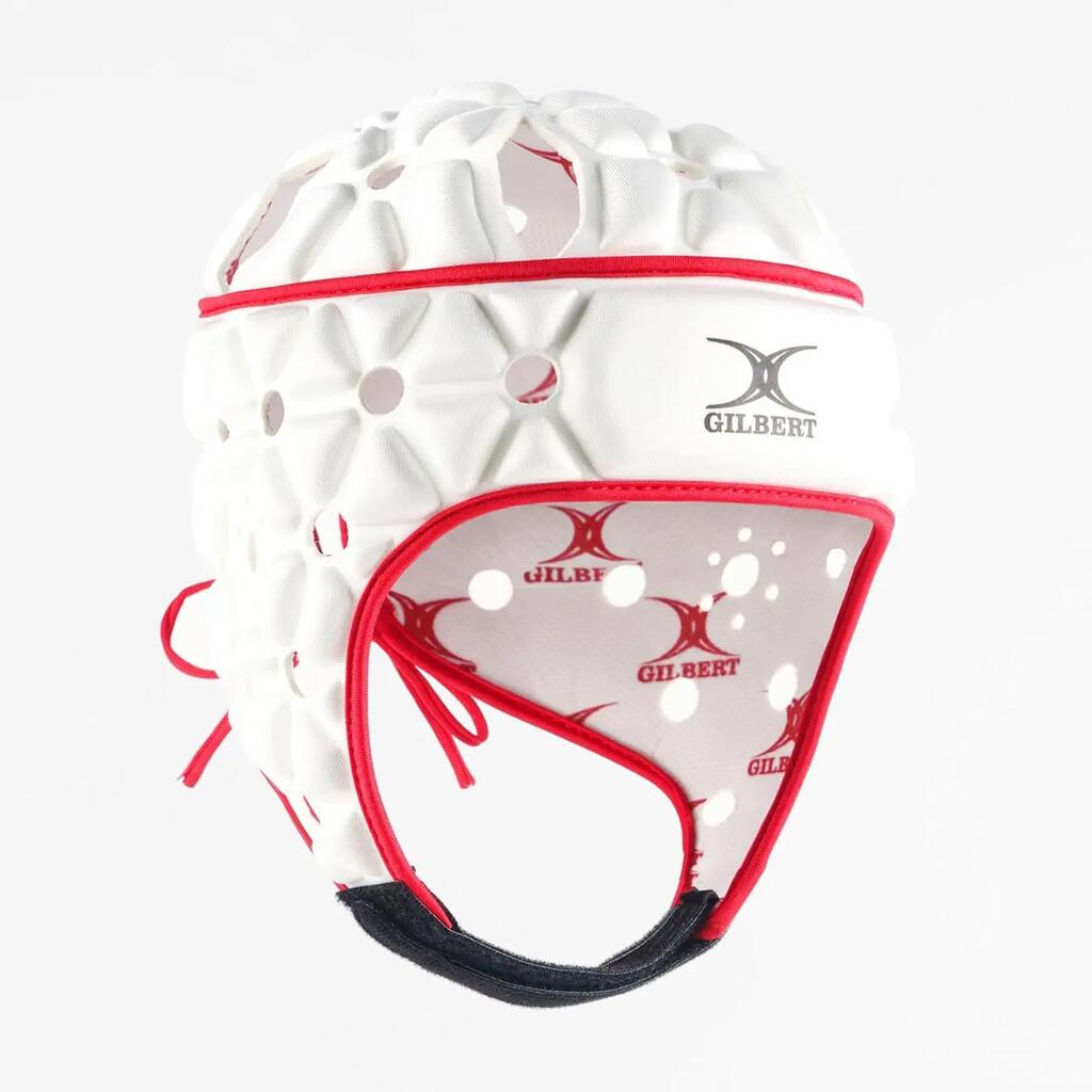 Gilbert Air Rugby Headguard Blanc for Adults