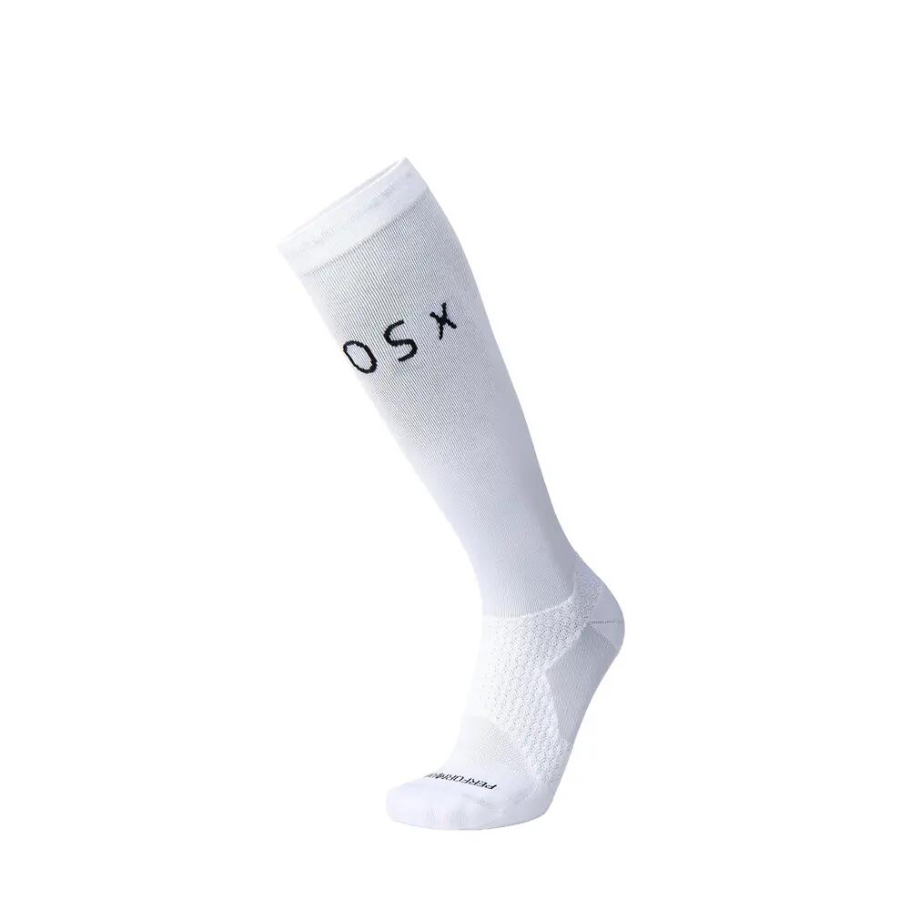 BIOSx Running Compression Socks Anti-Blister Crisp White